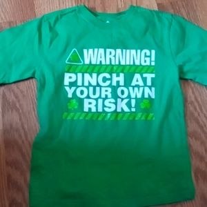 Green luck of the Irish shirt